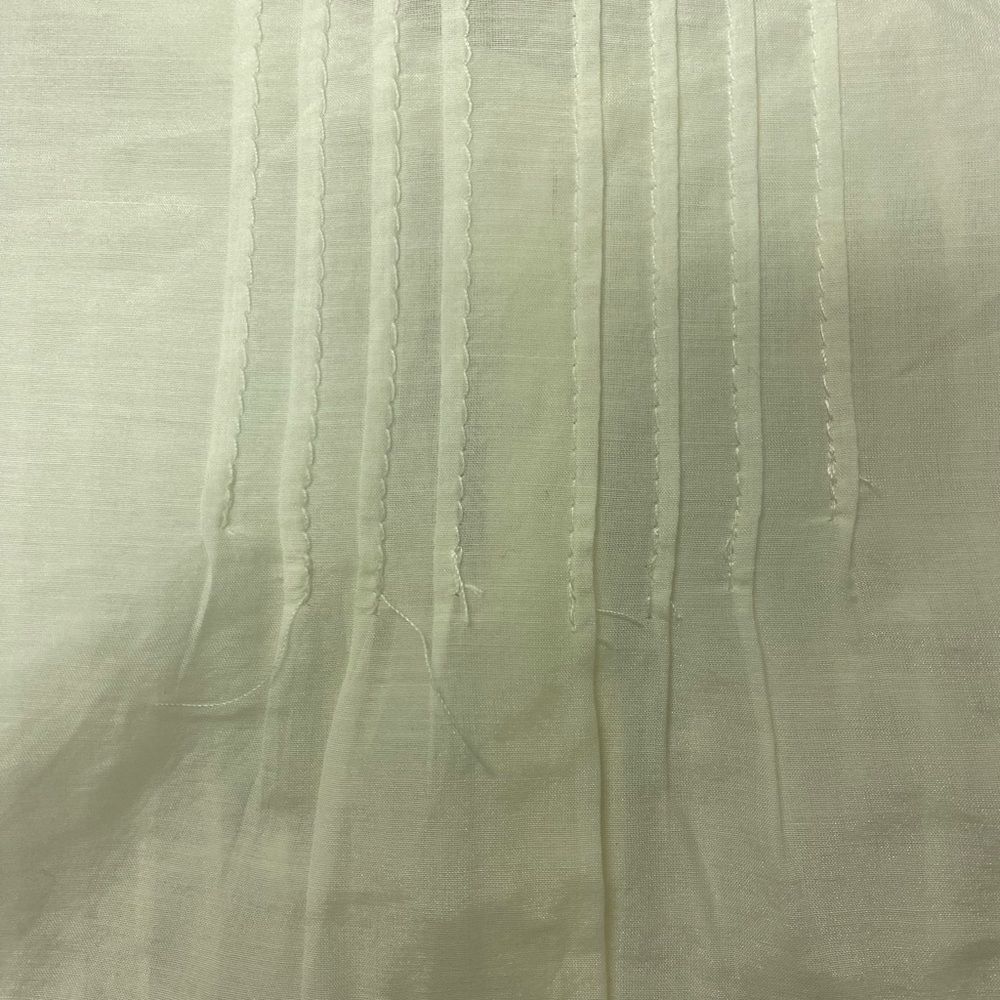 J. Crew Silk cotton voile pintuck top Item BB266* - Picture 5 of 6